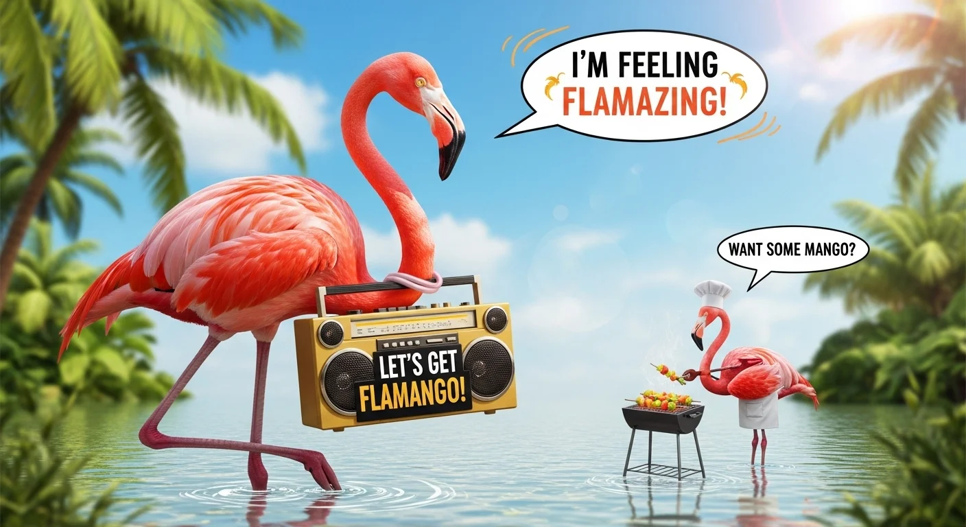 Flamingo Puns