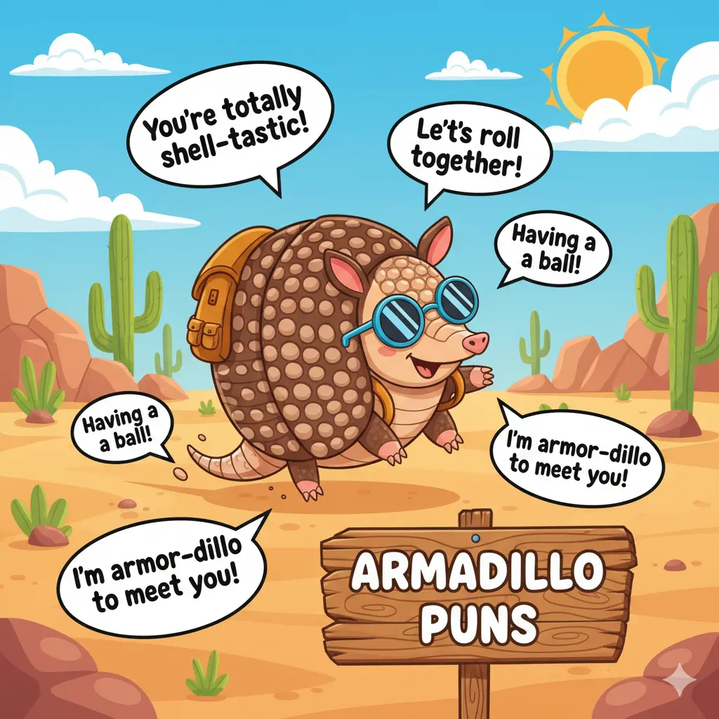 armadillo puns