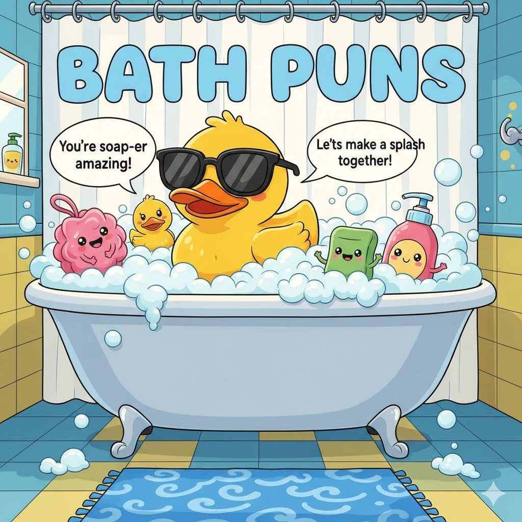 bath puns