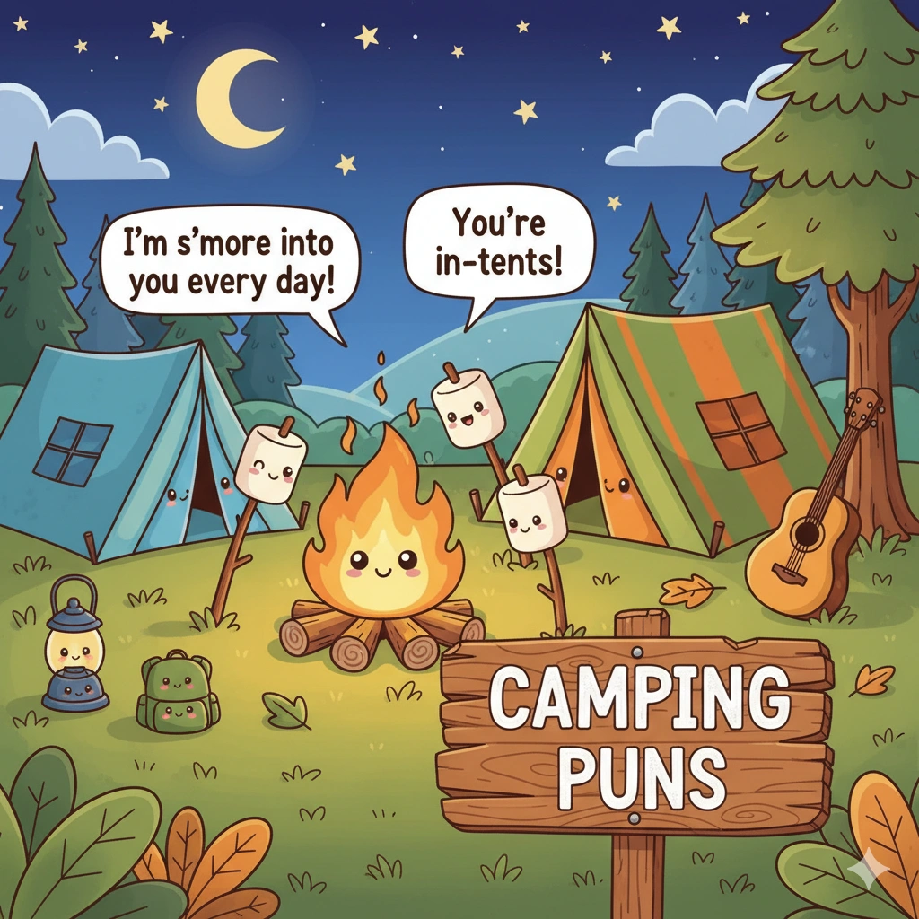 camping puns