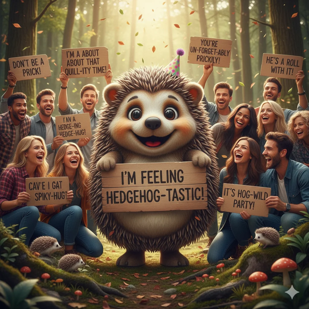 hedgehog puns