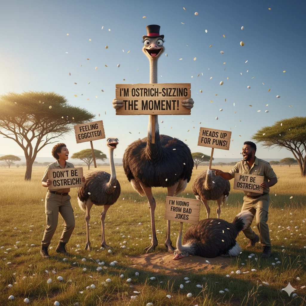 ostrich puns