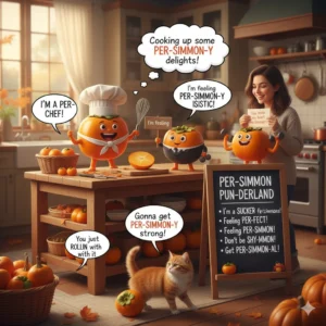 persimmon puns