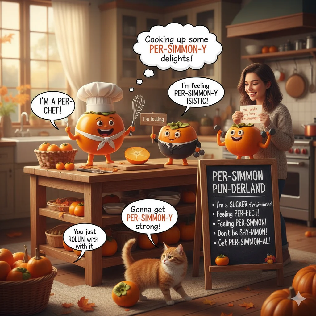 persimmon puns