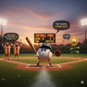 softball puns
