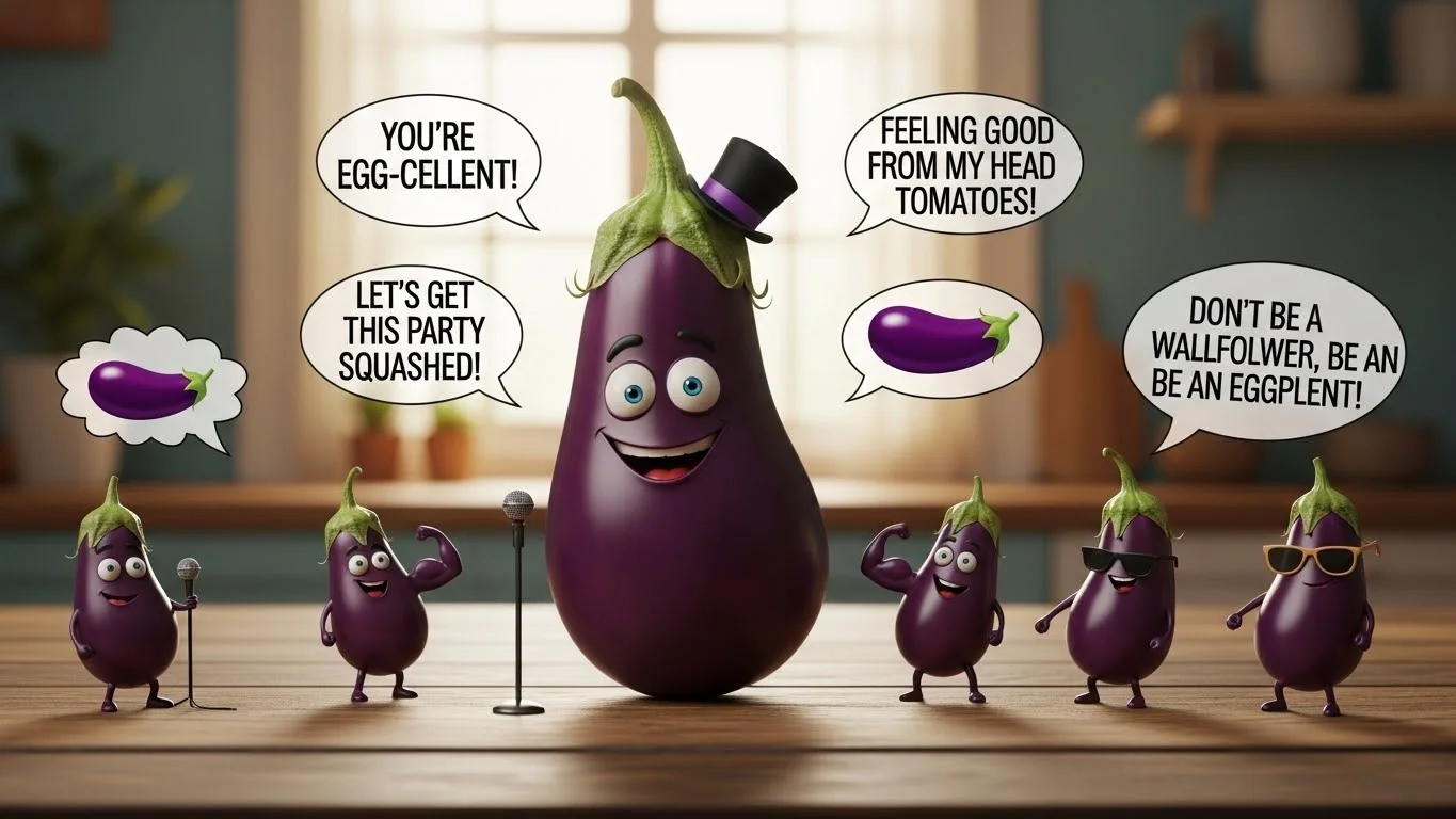 Classic Eggplant PunsĀ