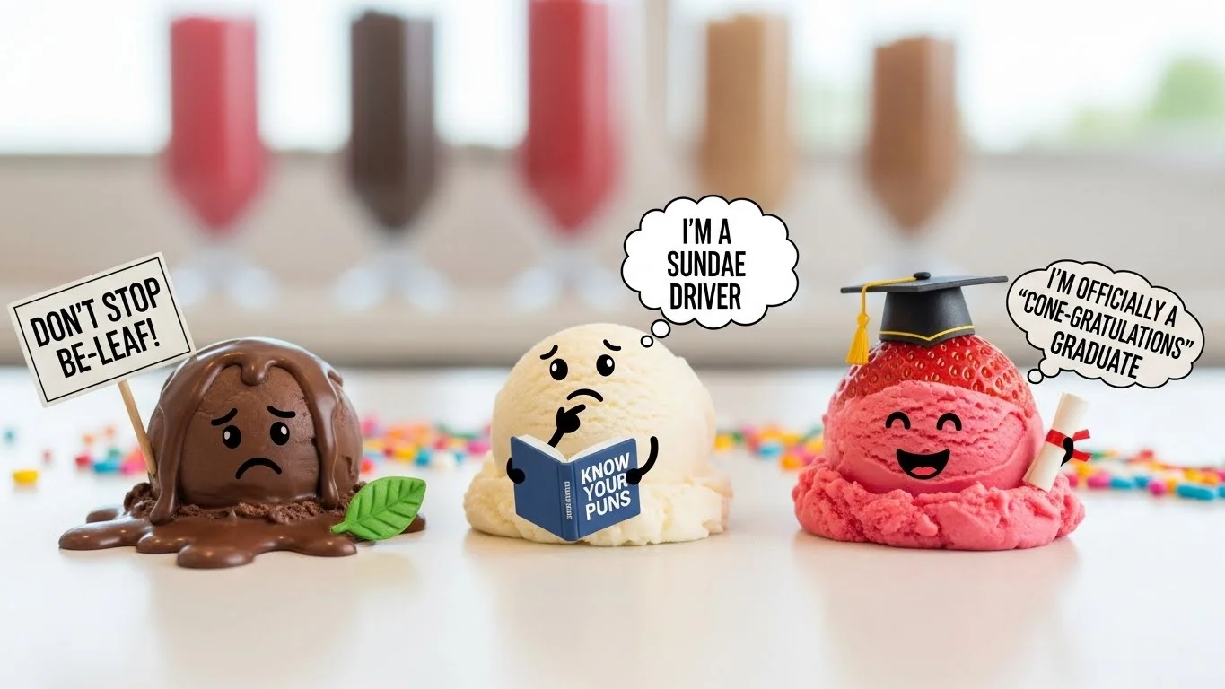 Classic Ice Cream Puns