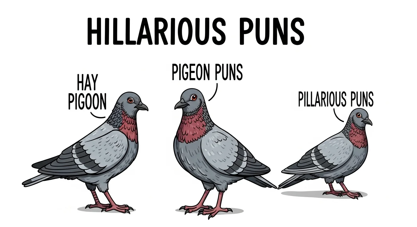 Hilarious Pigeon puns