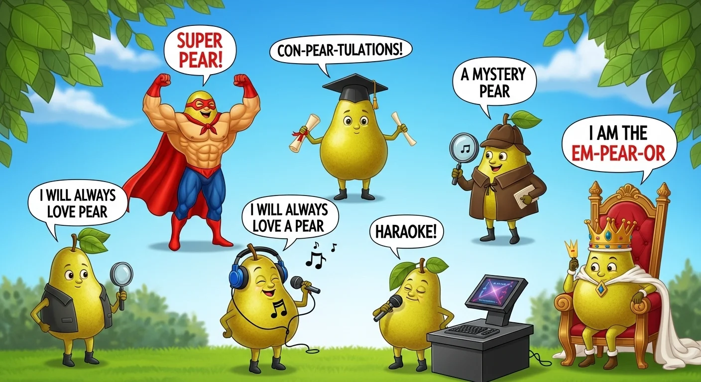 Juicy Pear Puns