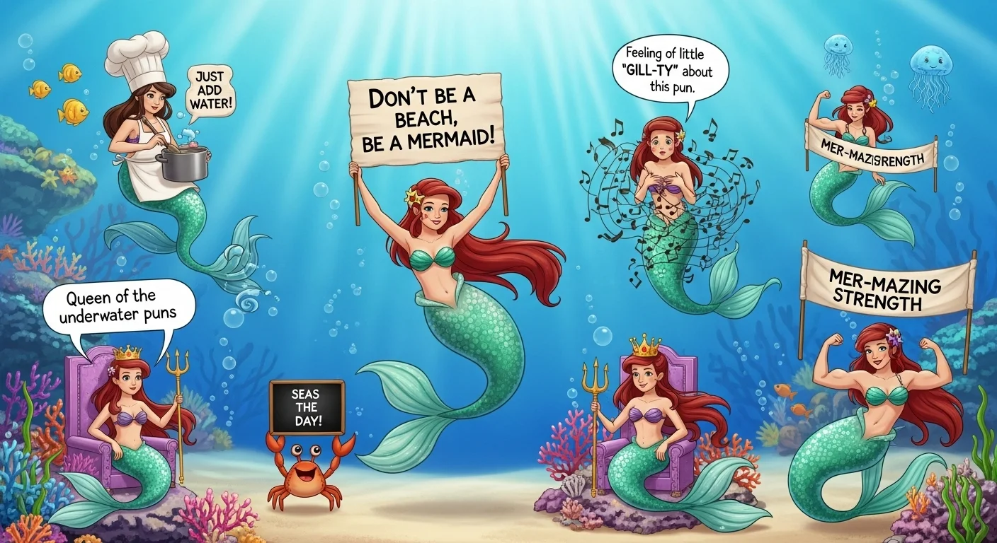 mermaid puns