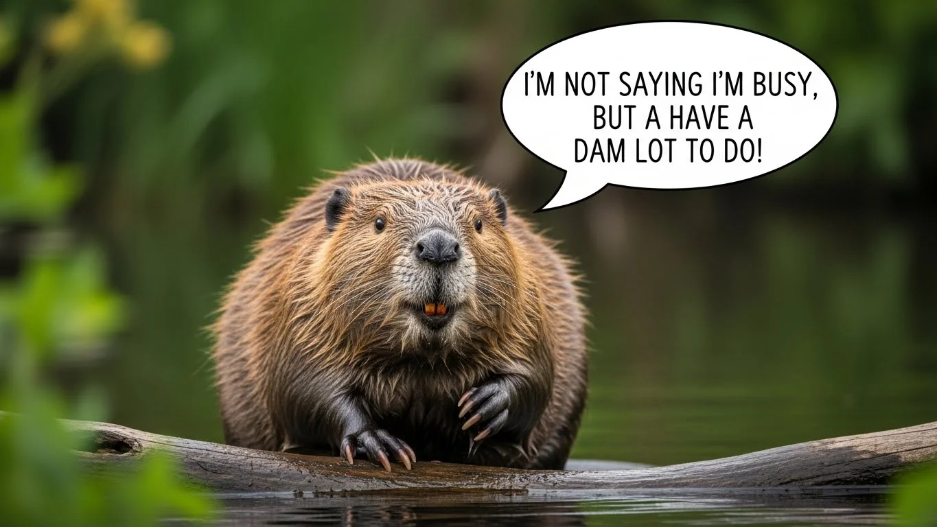 Motivational Beaver Puns