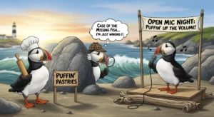 puffin puns