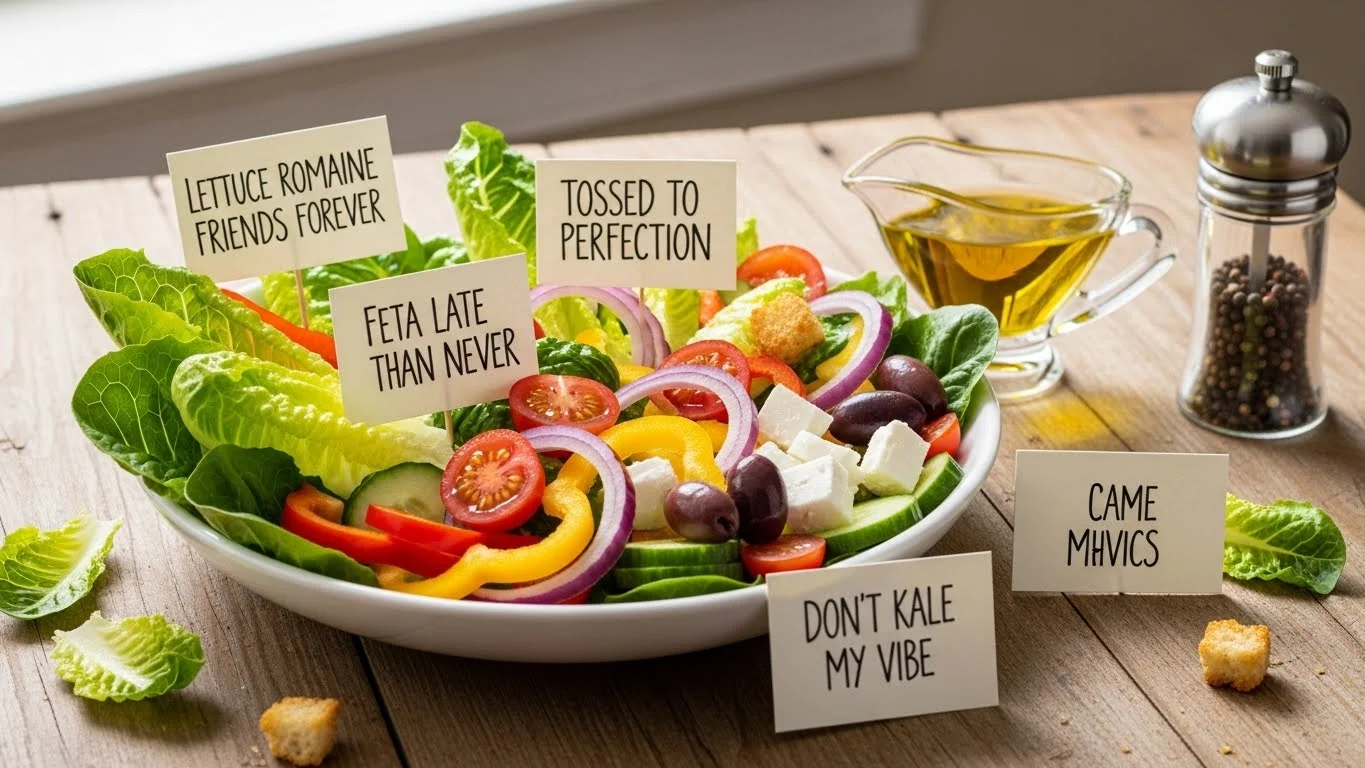 Sweet and Savory Salad Puns