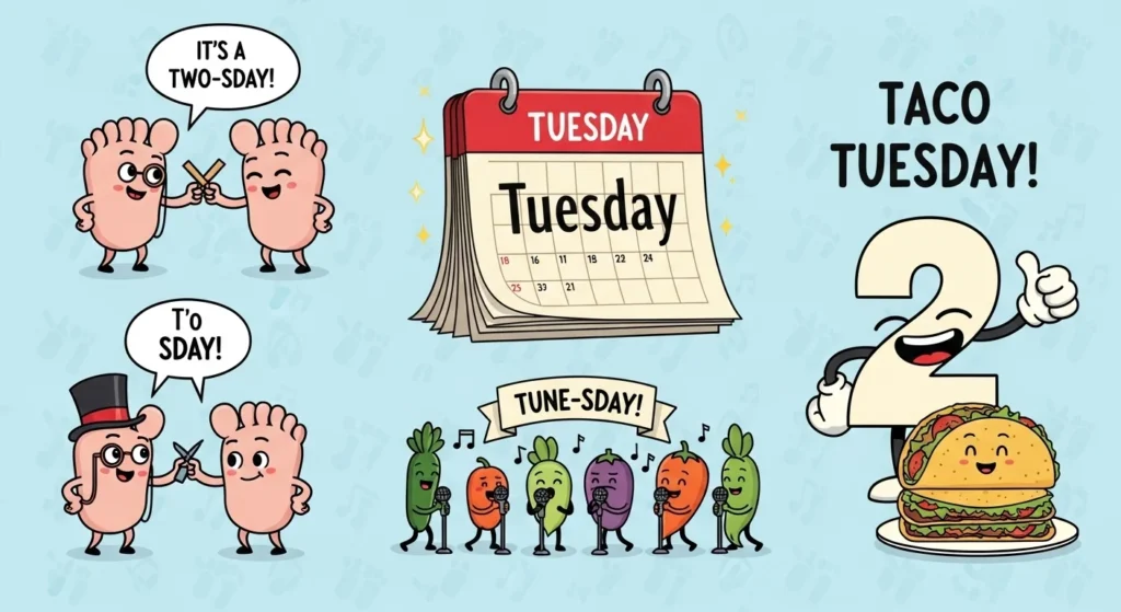 tuesday puns