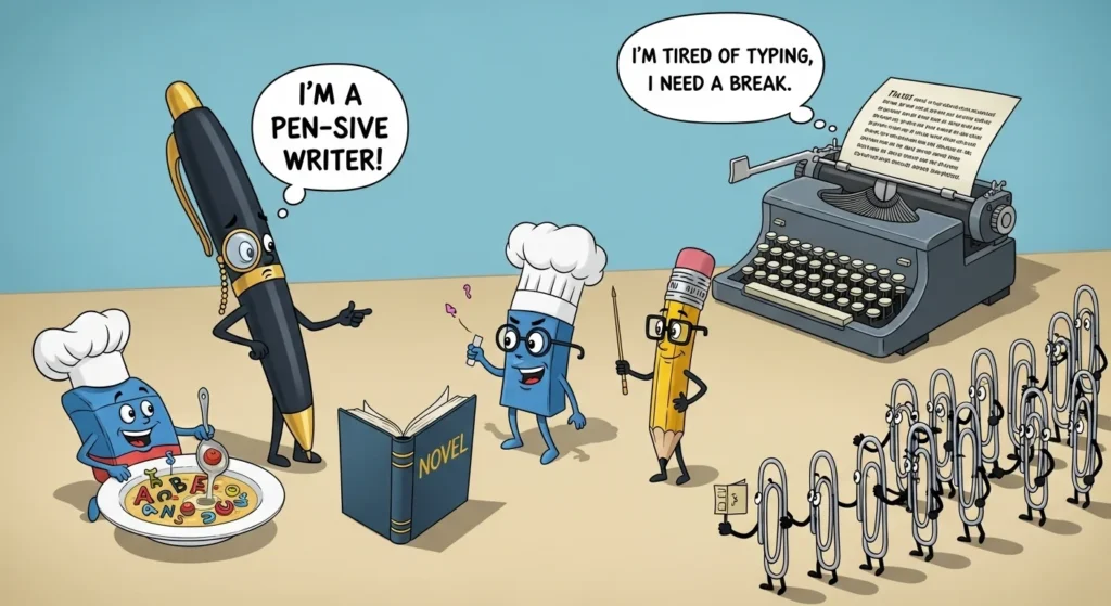 writer puns