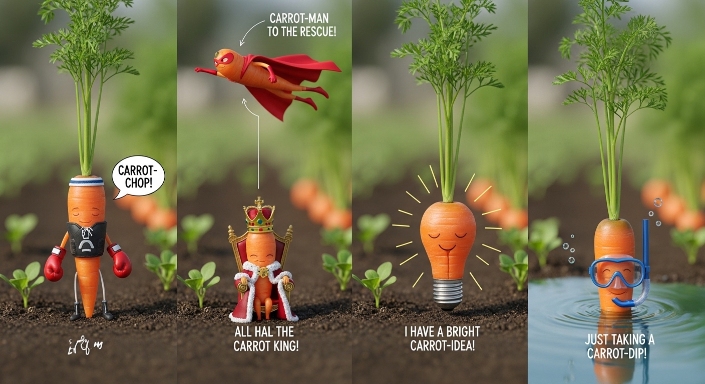 carrot puns for work chats