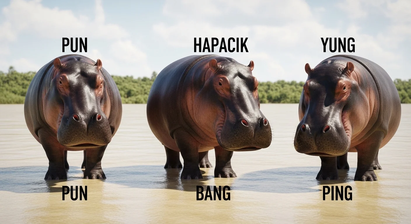 cute hippopotamus puns