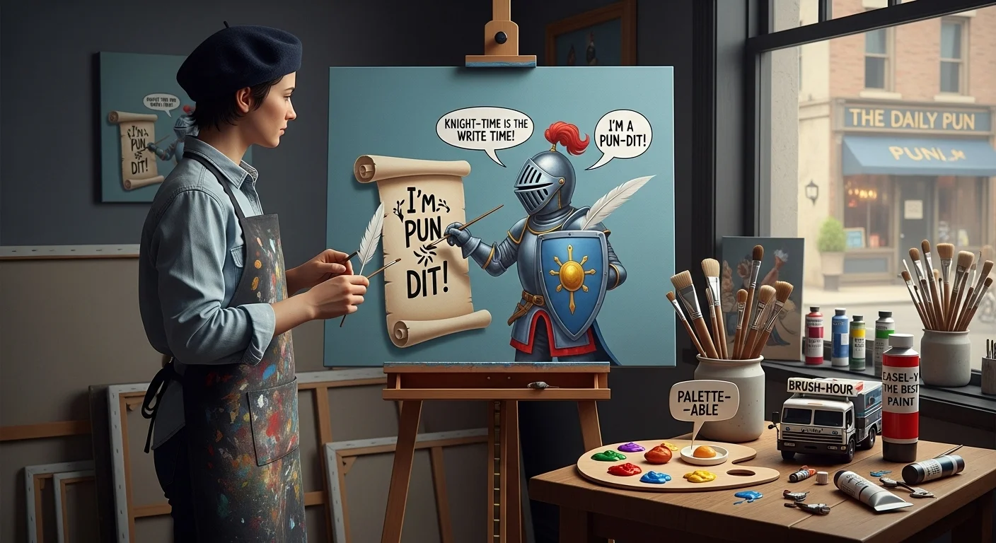 painting puns