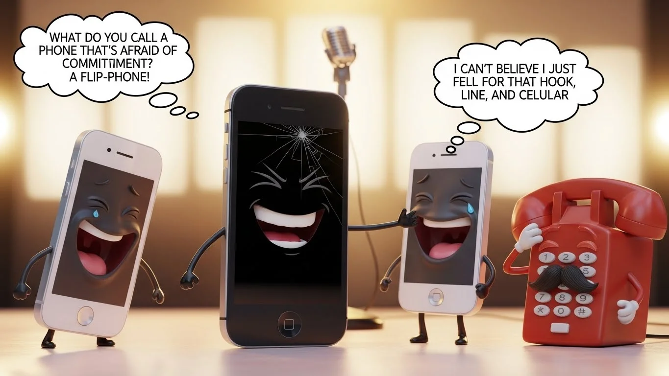 Cheesy Phone One-Liners