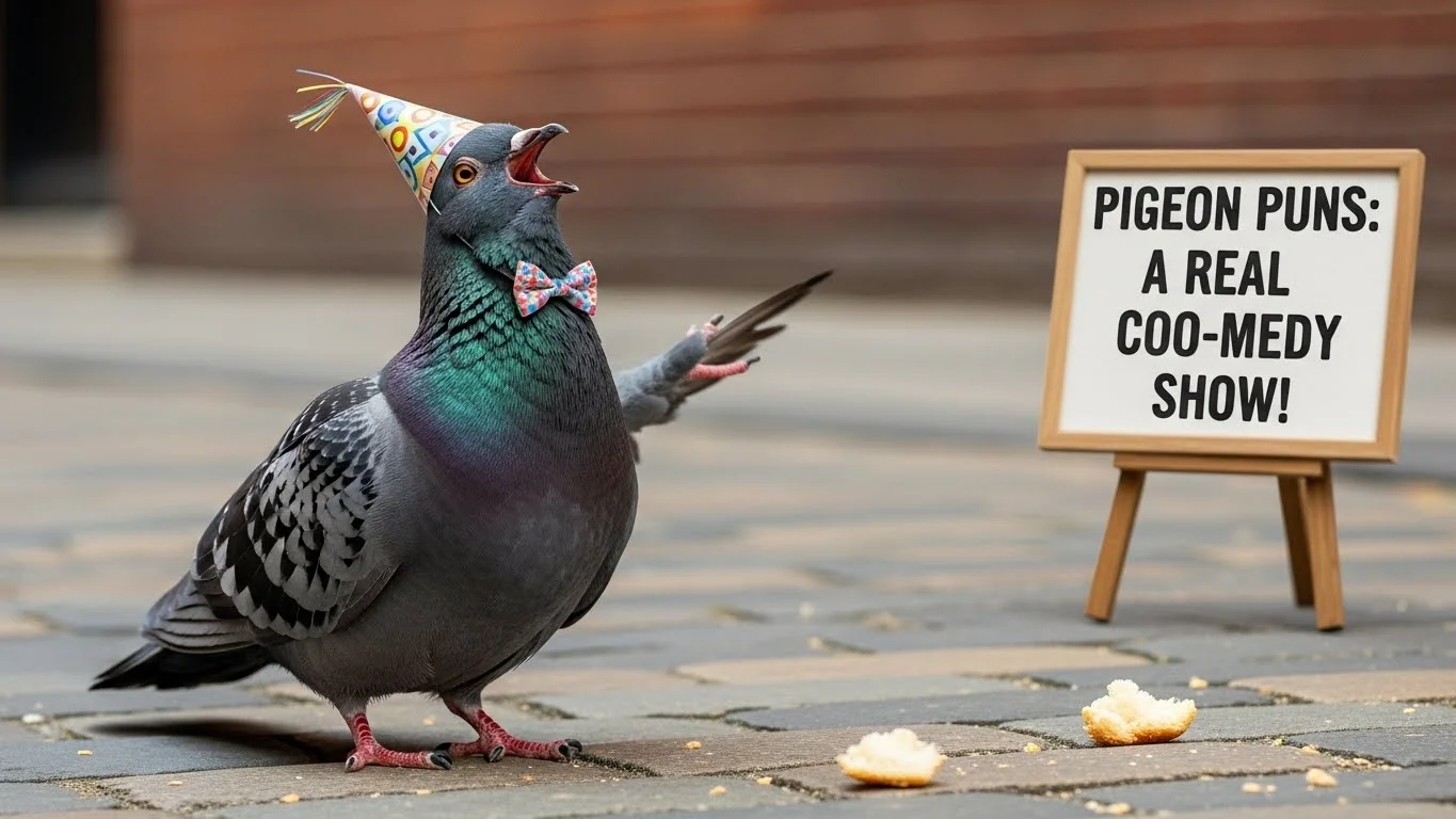 Cheesy Pigeon One-Liners