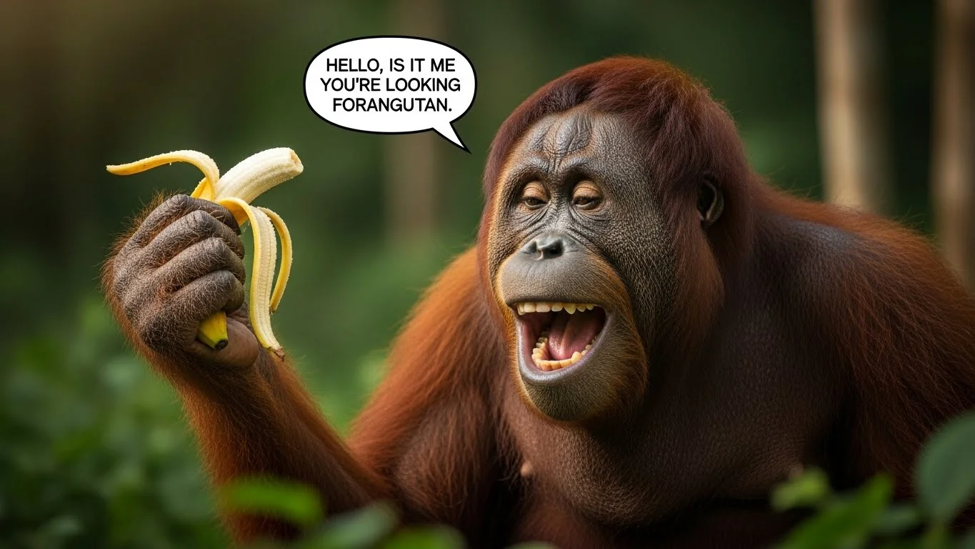Classic Orangutan Puns