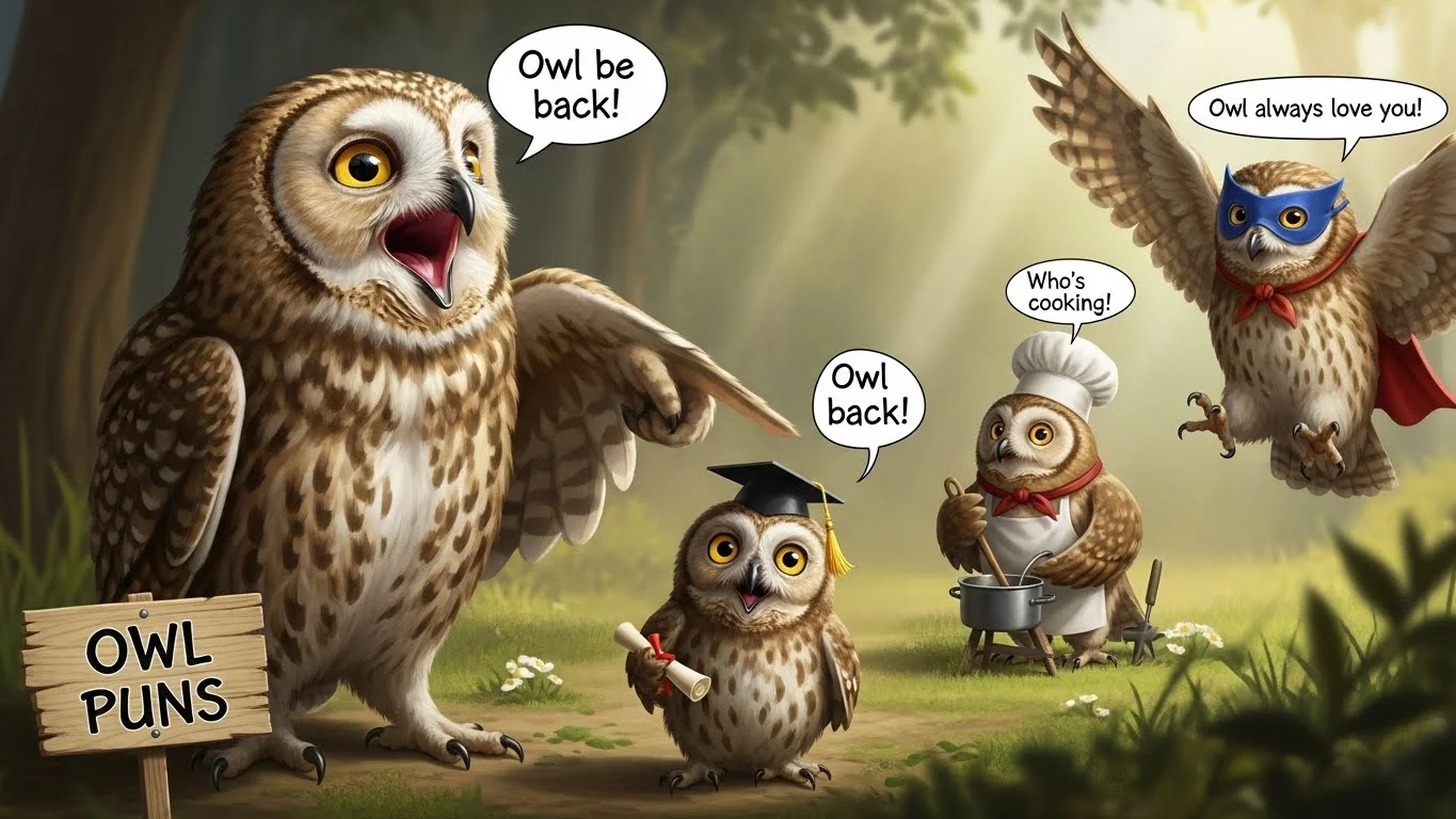 Classic Owl Puns