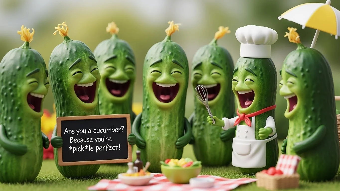 Cute Cucumber Puns for Kids