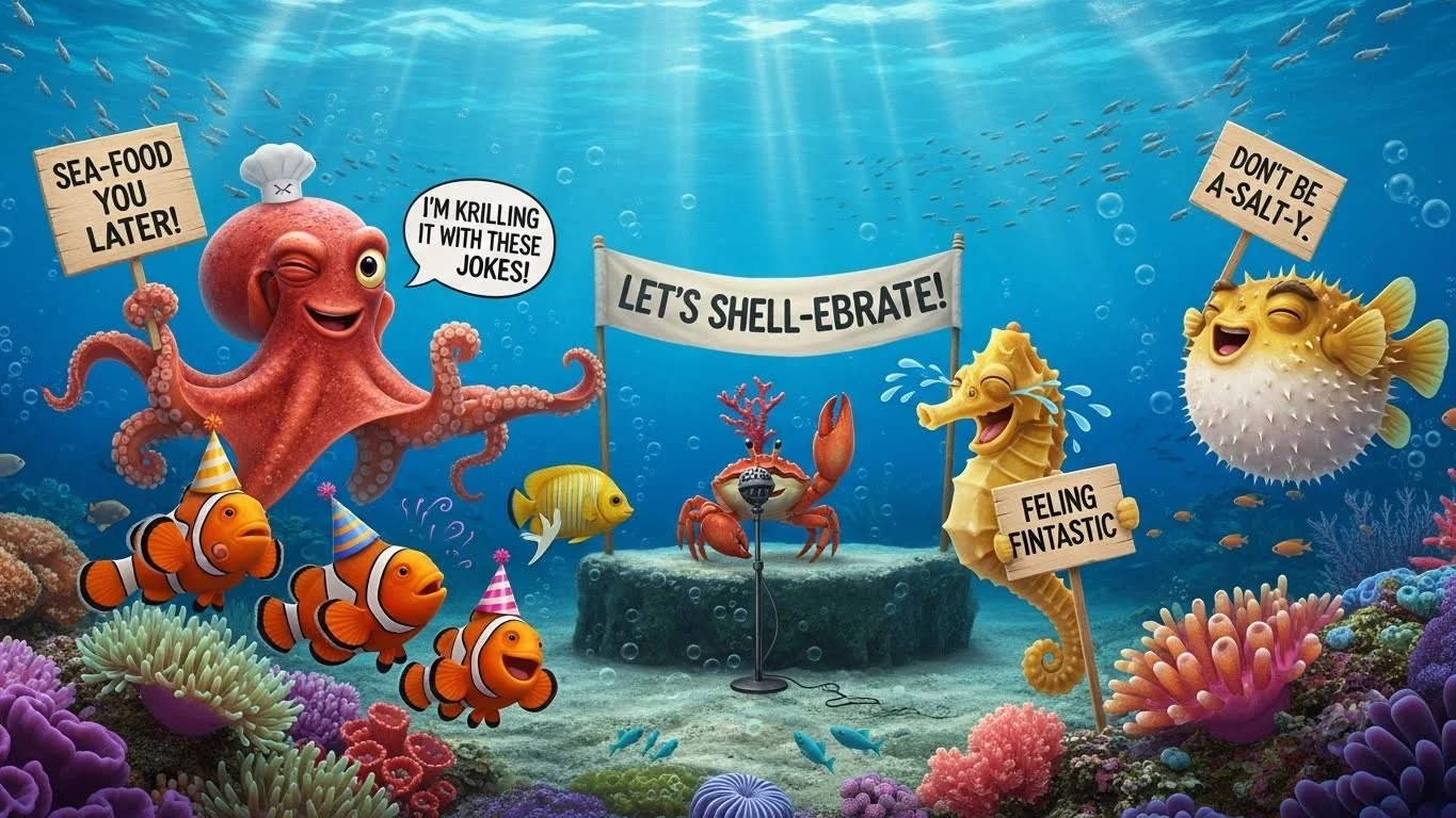 Funny Ocean Wordplay