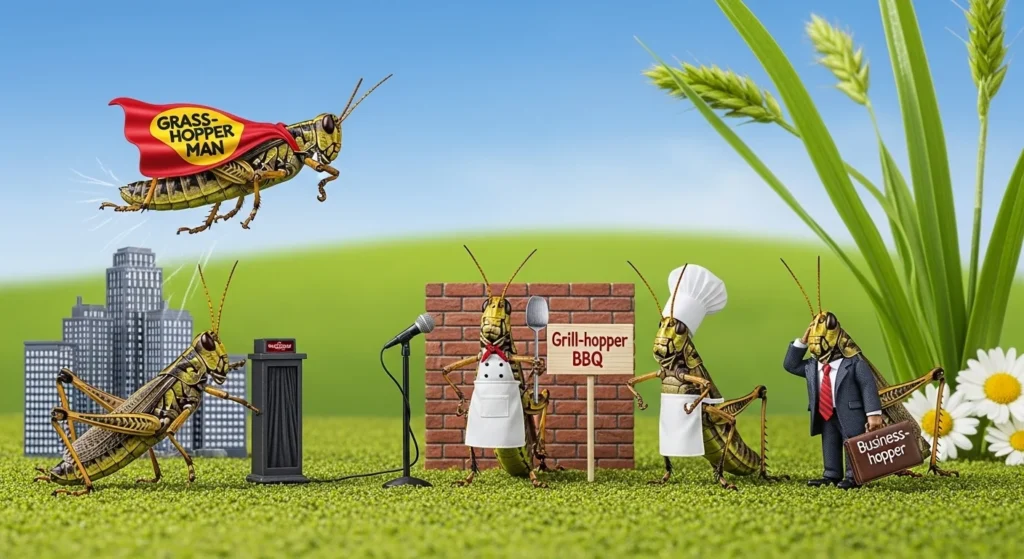 Grasshopper Puns