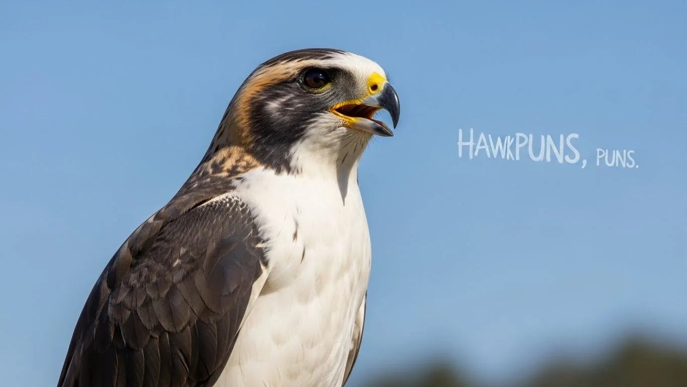 Hawk Puns for Coffee and Morning Mood