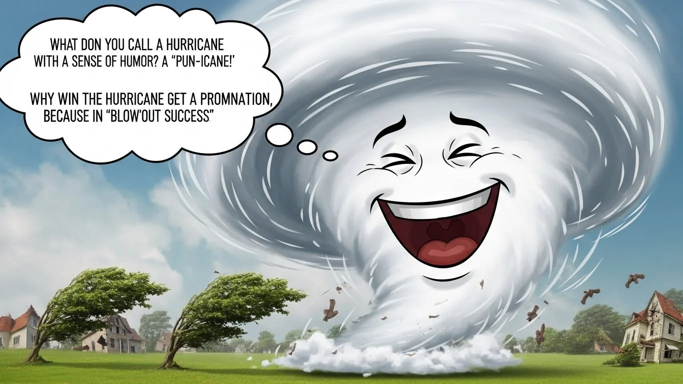 Hurricane Puns for Captions