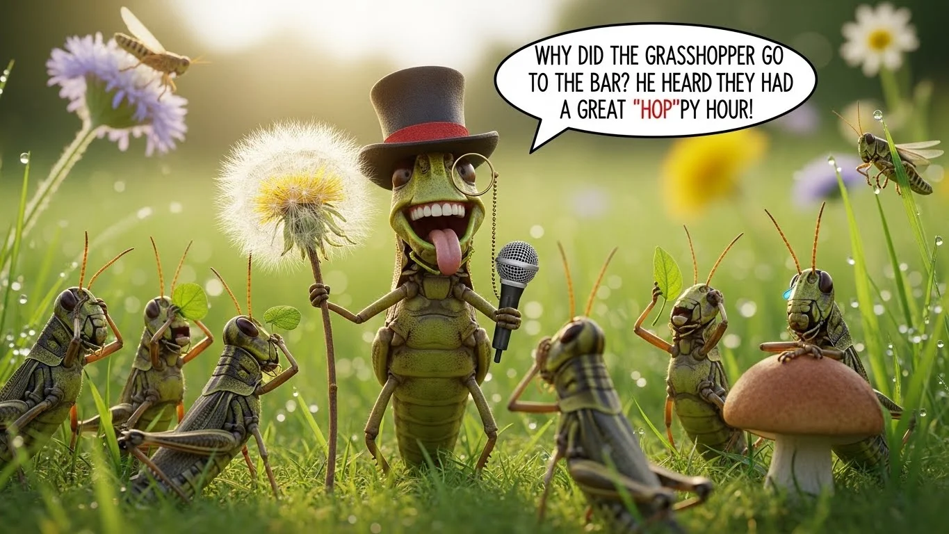 Inspirational Grasshopper Puns