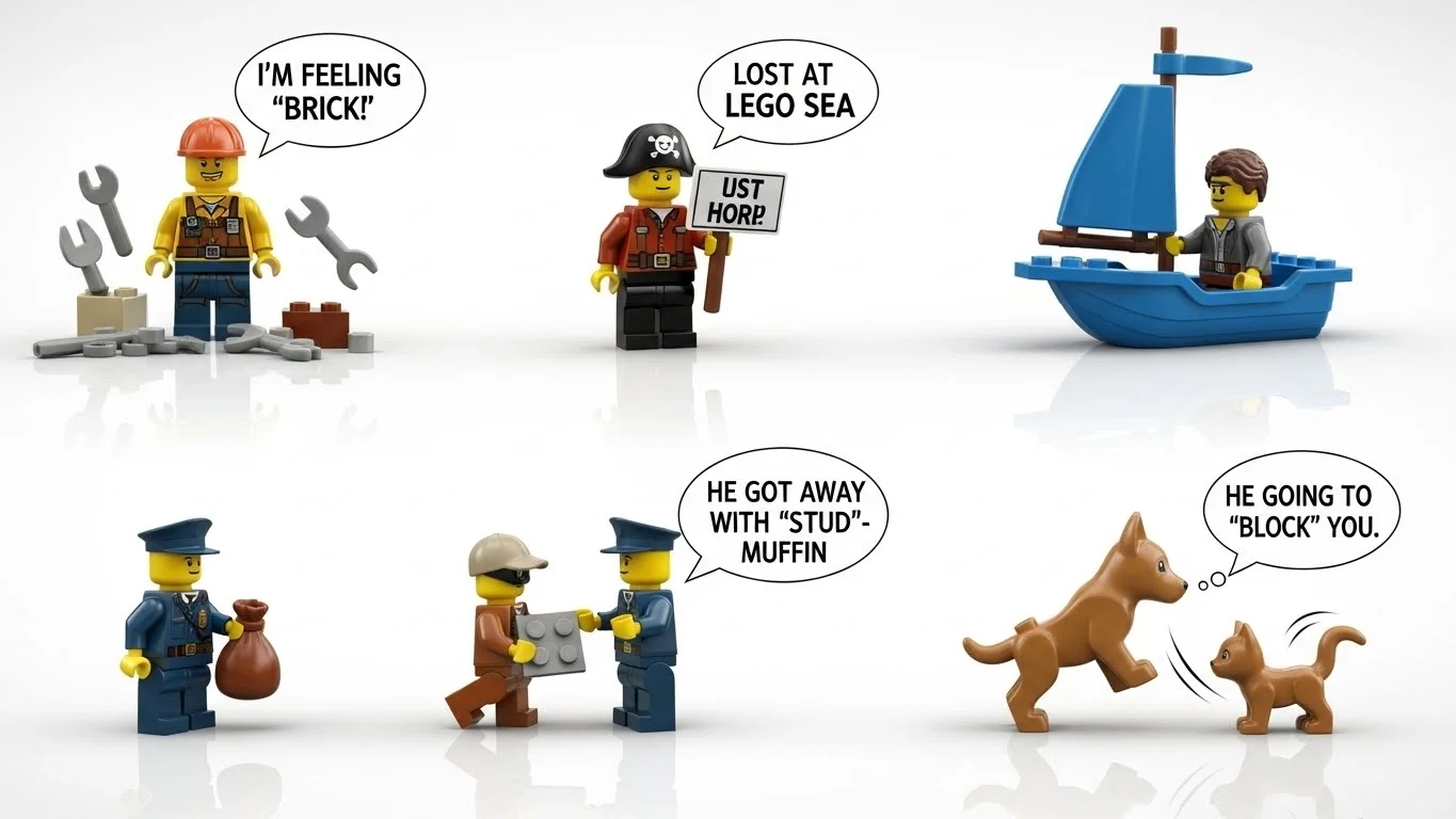 LEGO Puns for Health & Fitness