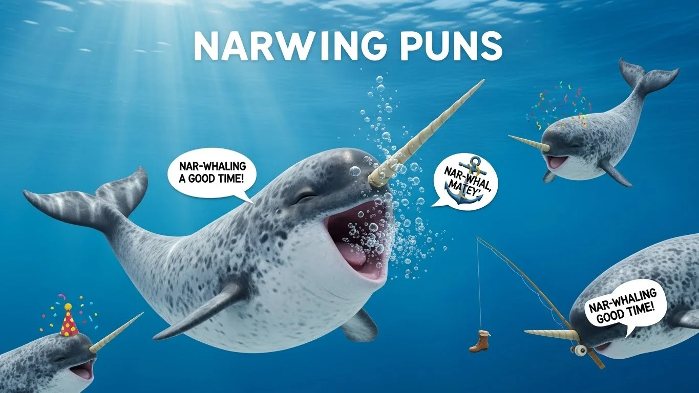 Party-Ready Narwhal Puns That’ll Make a Splash
