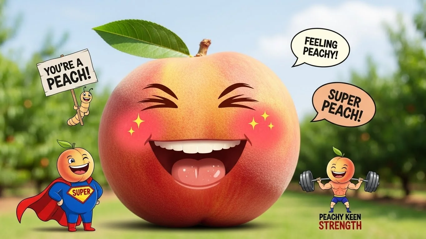 Peach Love Puns
