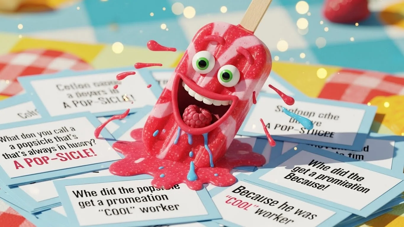 Popsicle Text & Message Puns