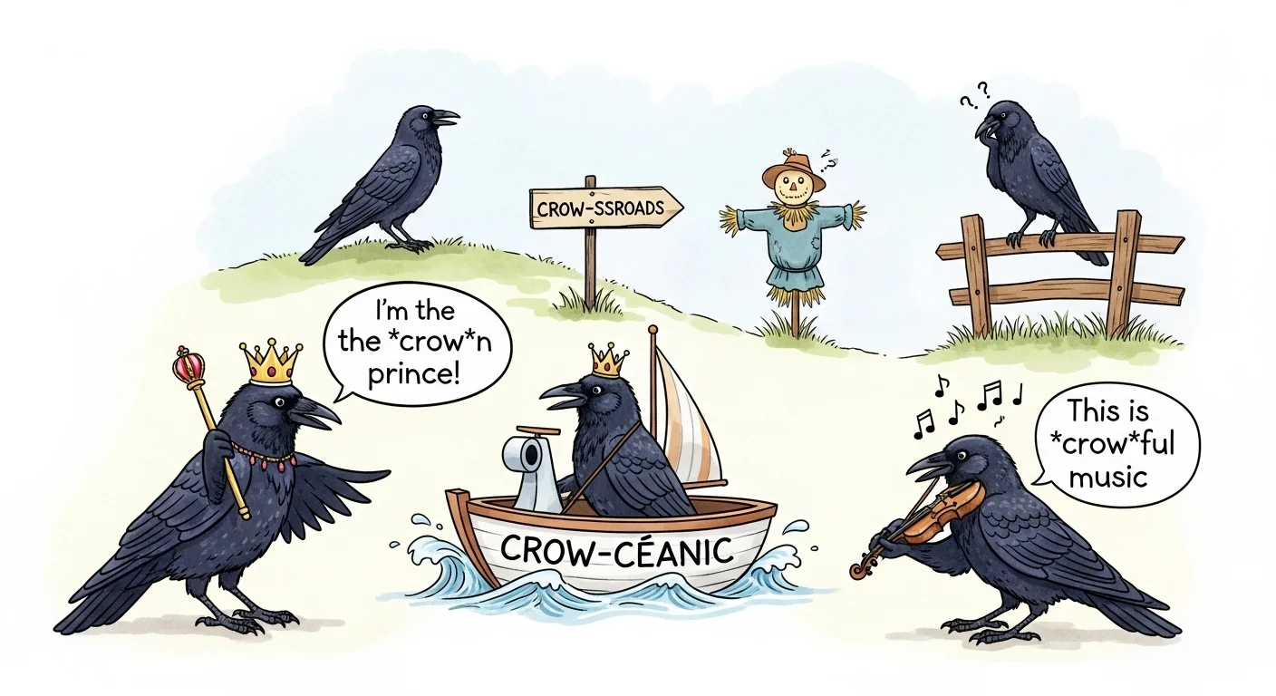 Punny Crow & Bird Puns