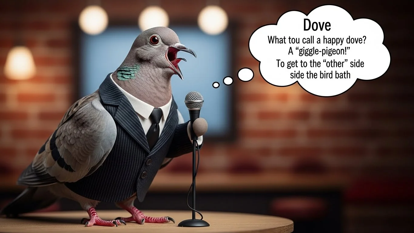 School and Study Dove Puns