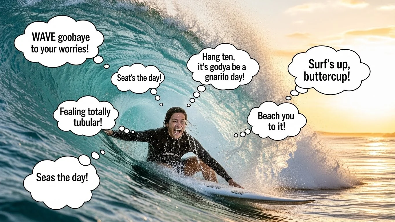 Surfing Puns About Travel