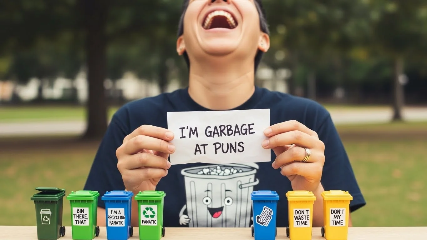 Trashy Morning Puns