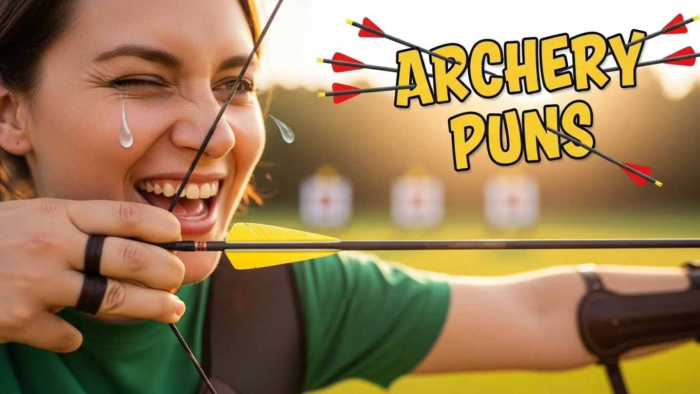 Romantic Archery Puns Love on Target