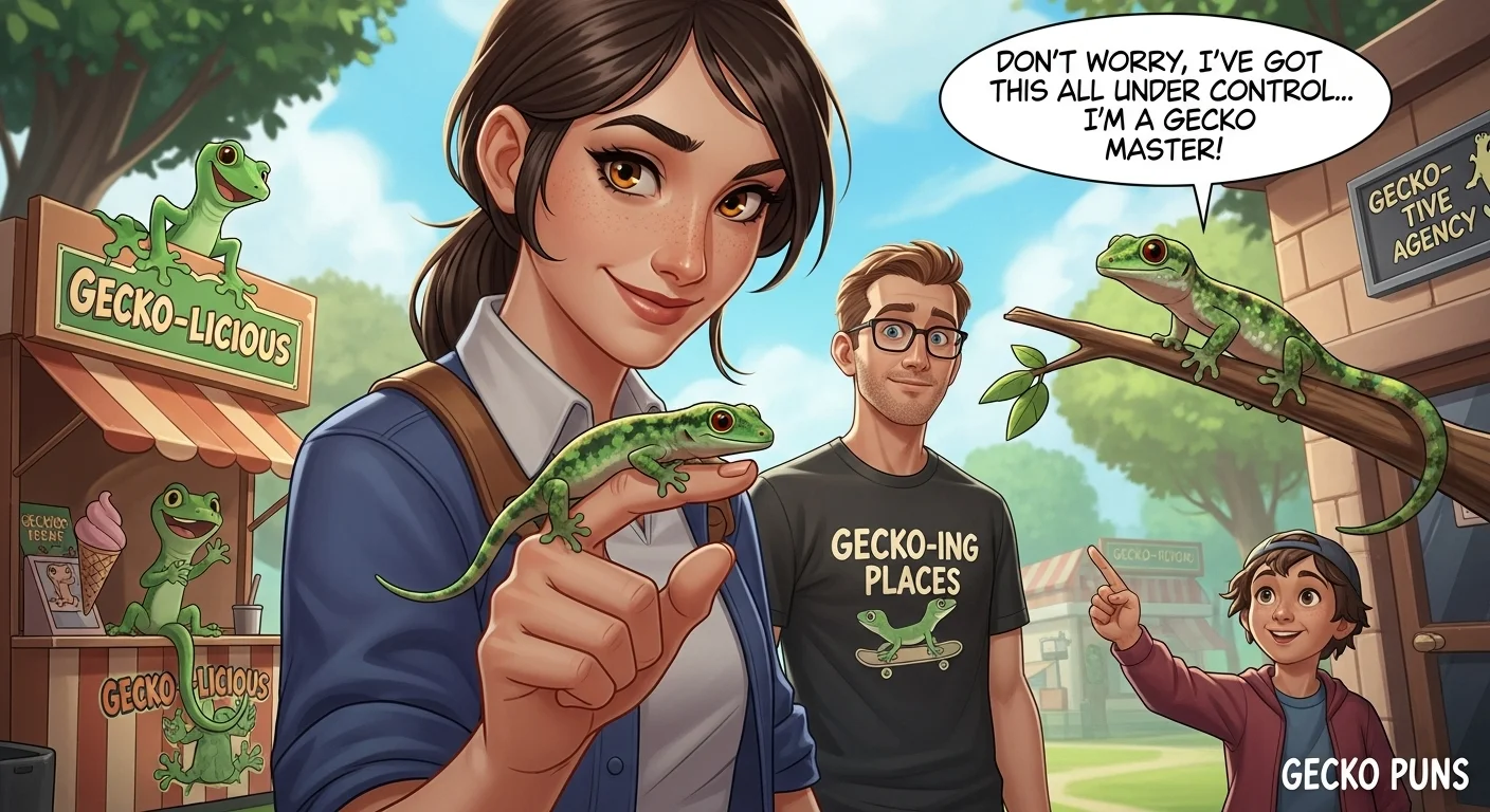 Cute Gecko Puns That’ll Melt Your Heart