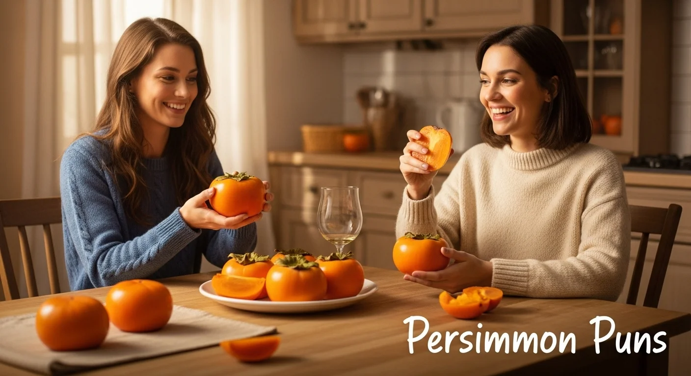Persimmon-Themed Puns for Kids