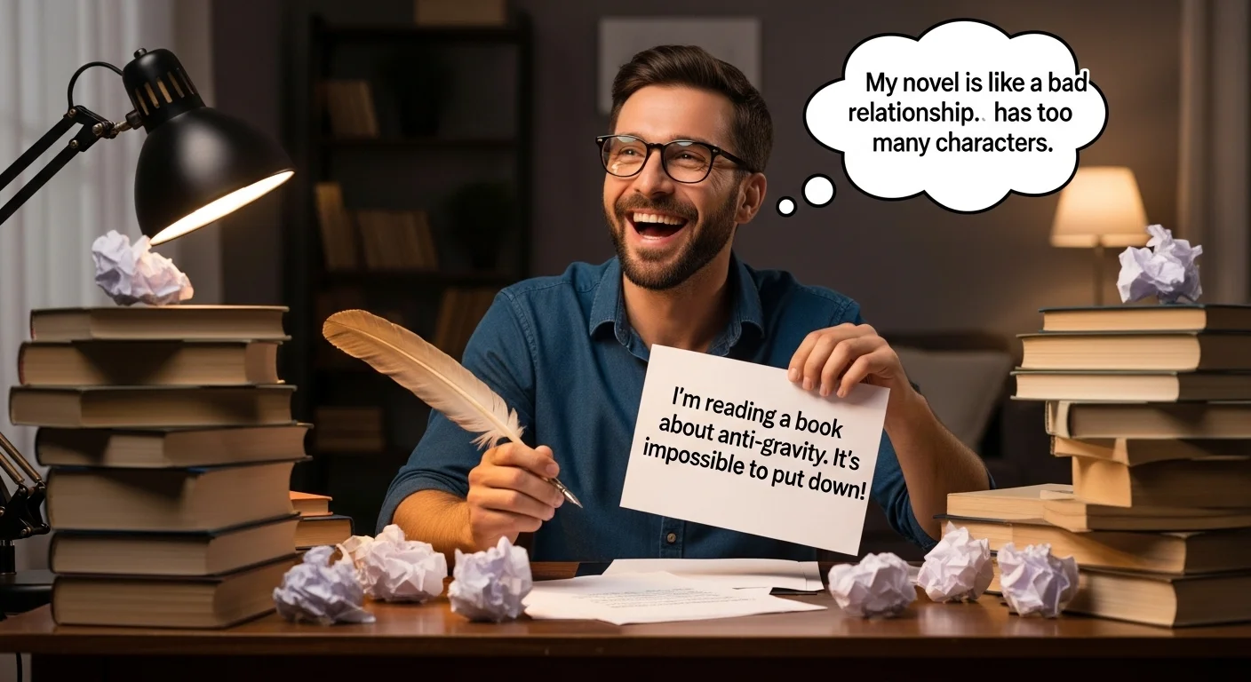 writer puns one liners