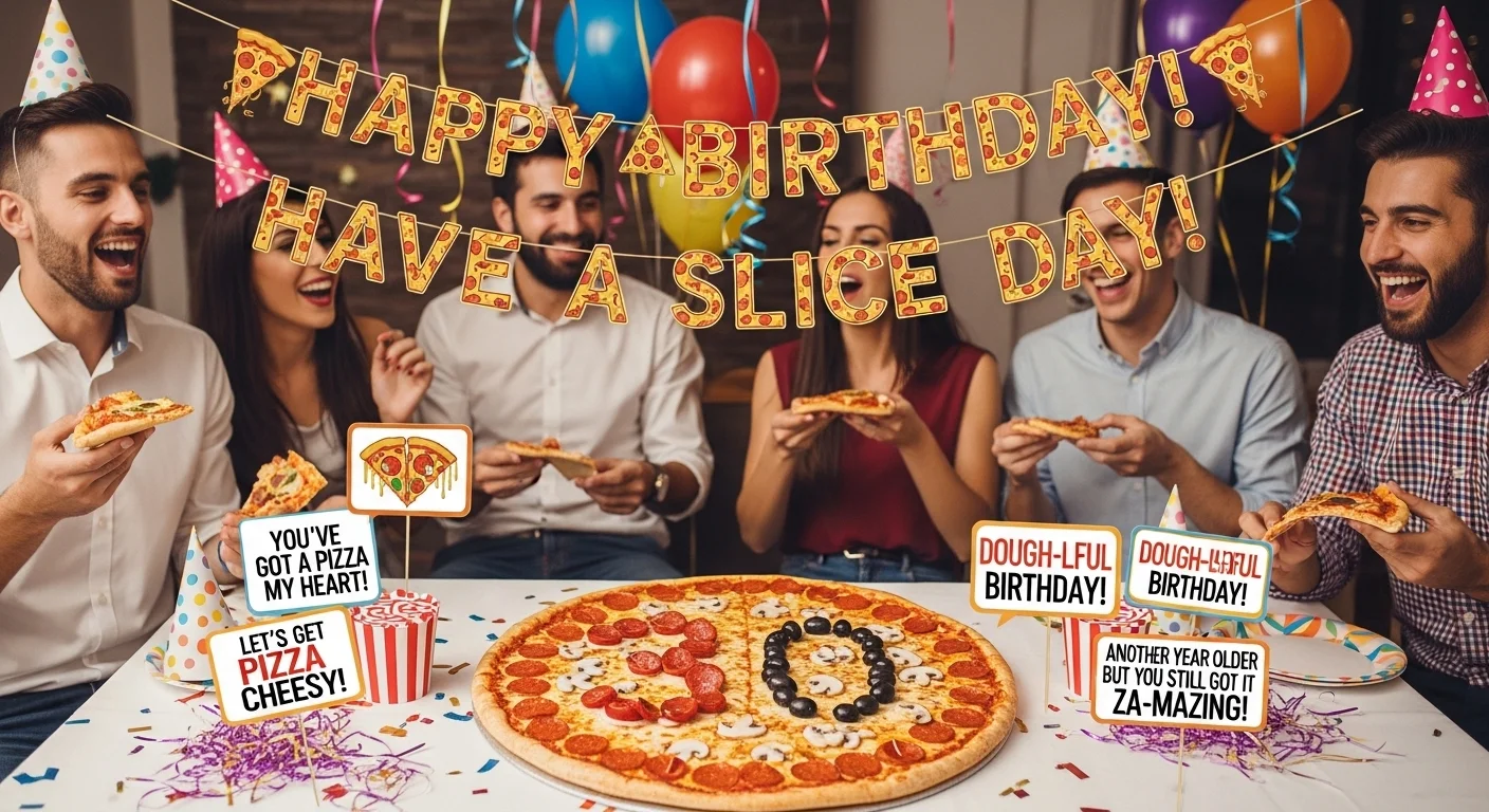 Pizza puns Birthday
