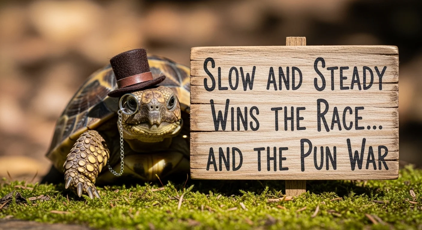 Tortoise puns one liners