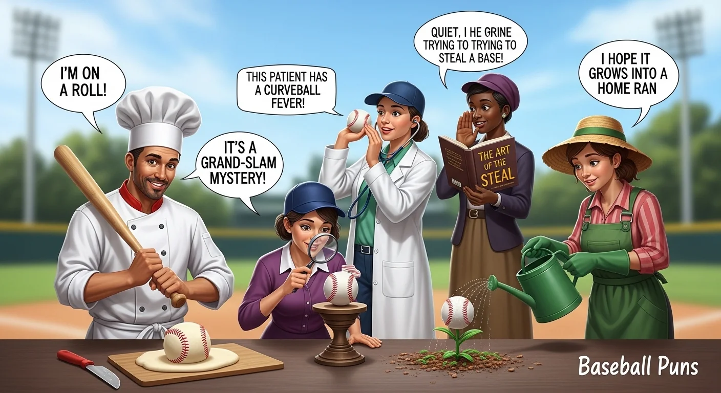 Pitch Puns That’ll Curve You Into Laughter