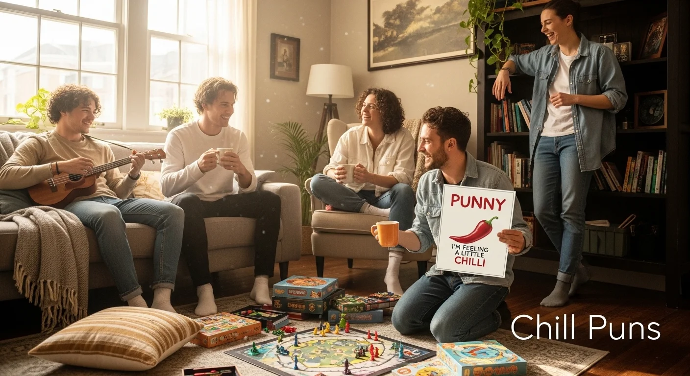 Chill Home & Cozy Life Puns