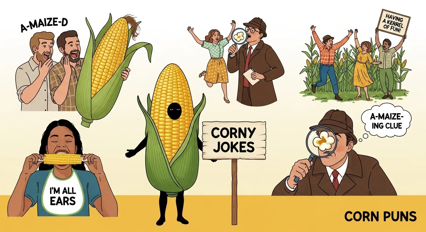 Corn Puns for Kids & Family Fun