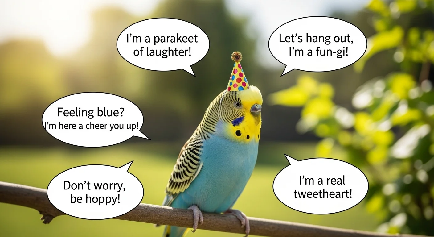 parakeet puns one liners